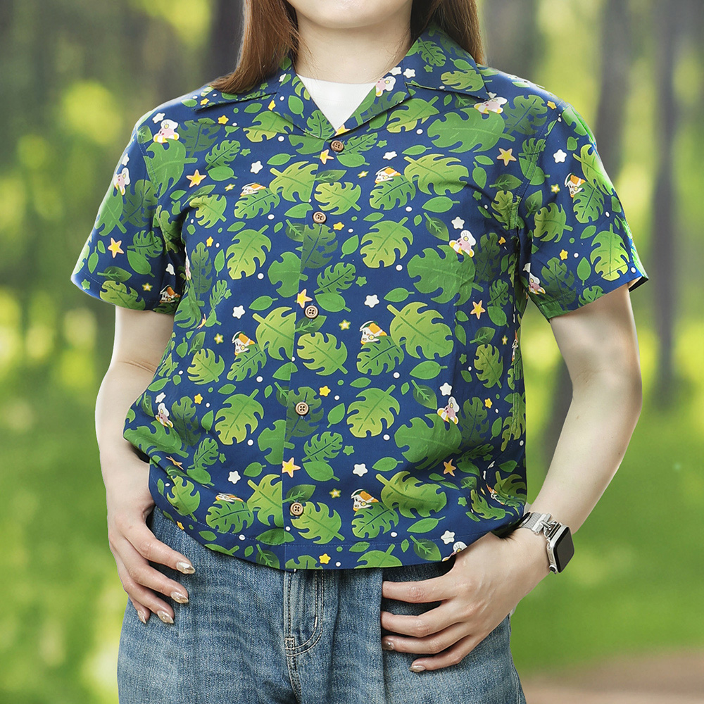 Summer ボタニカルシャツ Small(150)