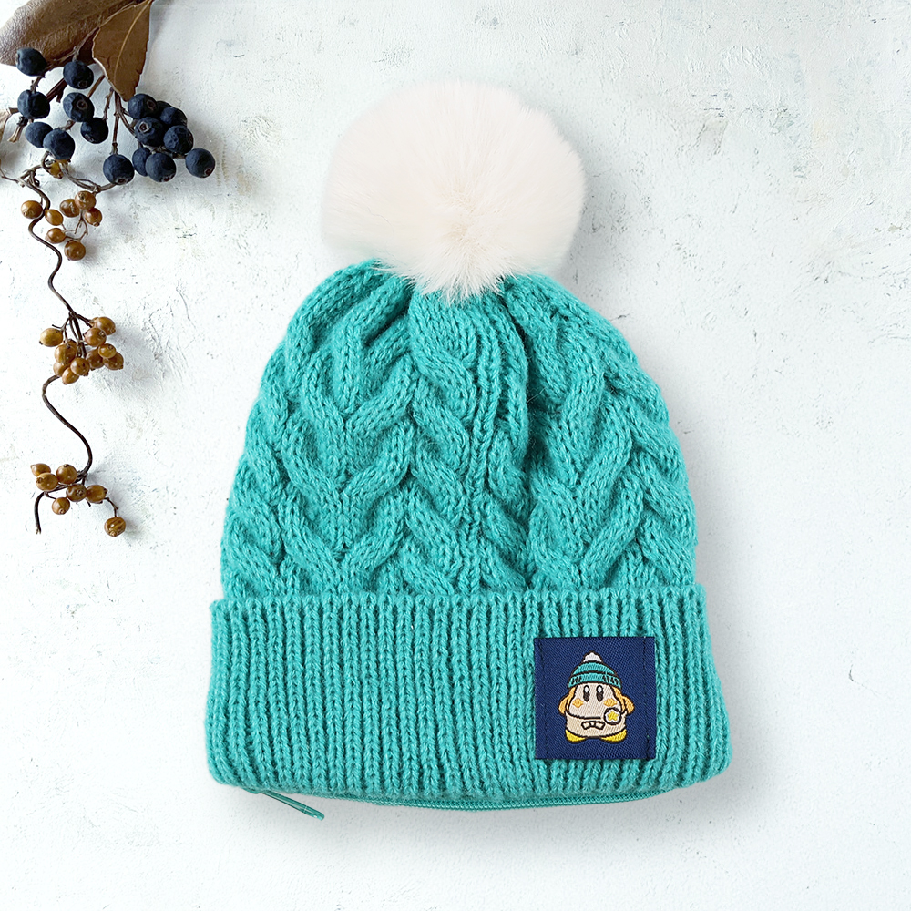 WINTER ニット帽風ポーチ